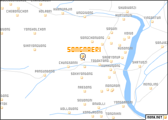 map of Sŏngnae-ri