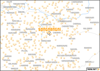 map of Sŏngnang-ni