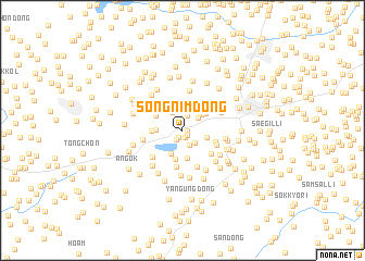 map of Songnim-dong