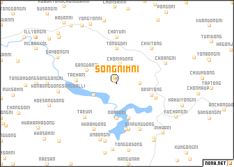 map of Songnim-ni