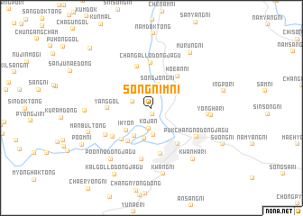 map of Songnim-ni