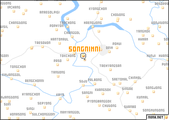 map of Songnim-ni