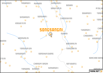 map of Sŏngsang-ni