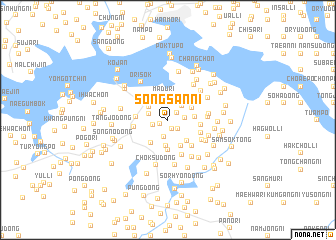 map of Songsan-ni