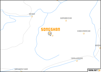 map of Songshan