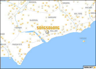 map of Songsŏ-dong
