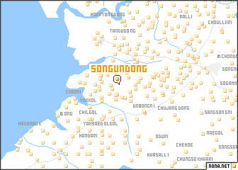 map of Songun-dong