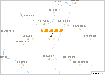 map of Songwŏn-ŭp