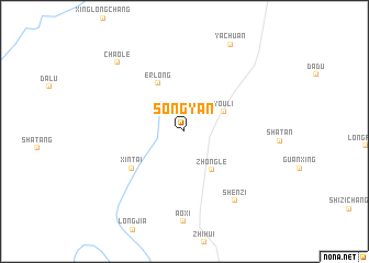 map of Songyan