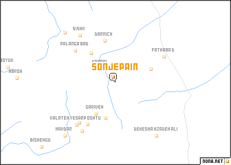 map of Sonj-e Pā\