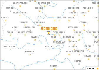 map of Sonkana