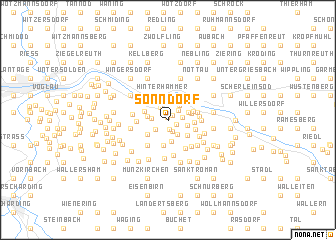 map of Sonndorf