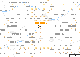 map of Sonnenberg