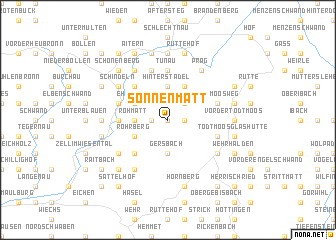 map of Sonnenmatt