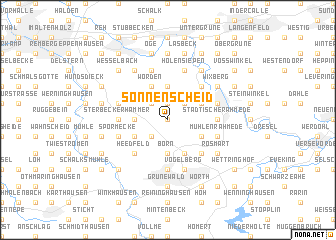 map of Sonnenscheid