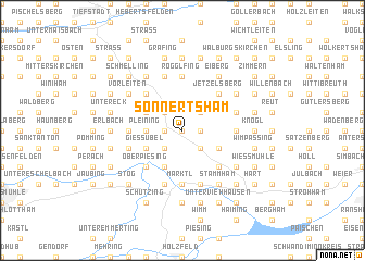 map of Sonnertsham