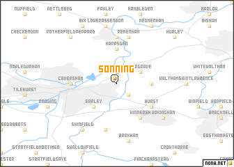 map of Sonning