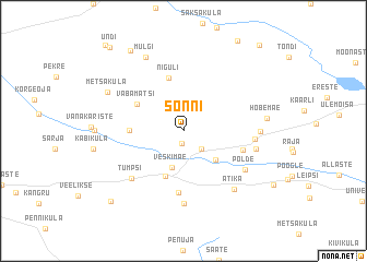 map of Sõnni