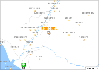 map of Sonoral