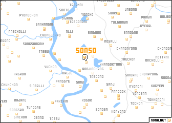 map of Sŏnso