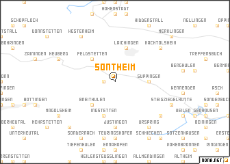 map of Sontheim