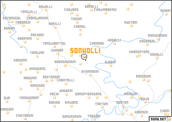 map of Sŏnwŏl-li