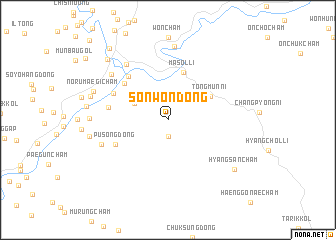 map of Sŏnwŏn-dong