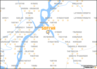 map of Sonywa