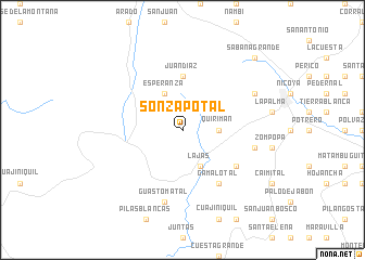 map of Sonzapotal