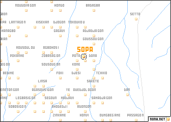 map of Sopa