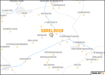 map of Sopelovka