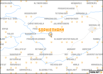 map of Sophienhamm