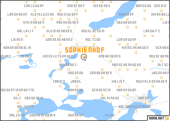 map of Sophienhof