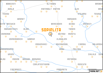 map of Şopîrliţa