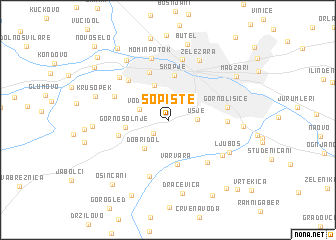 map of Sopište