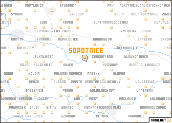 map of Sopotnice