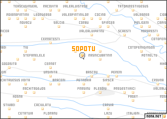 map of Şopotu