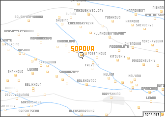 map of Sopova