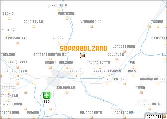 map of Soprabolzano