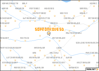 map of Sopronkövesd