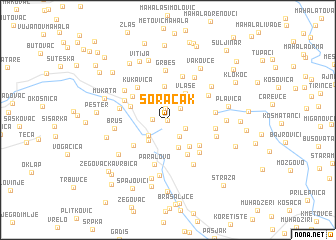 map of Soračak