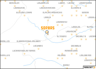 map of Sorbas