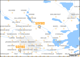 map of Sörbo