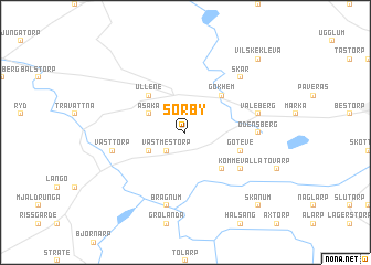 map of Sörby