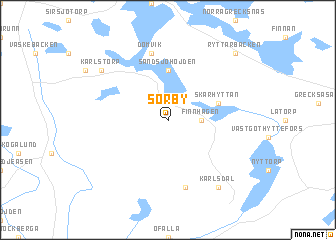 map of Sörby
