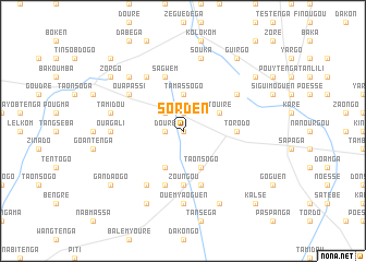 map of Sorden