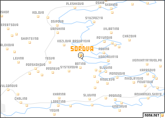 map of Sordva