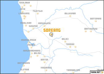 map of Soreang