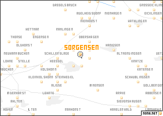 map of Sorgensen