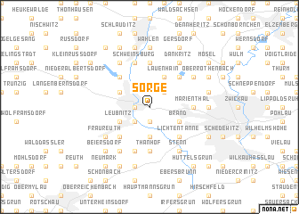 map of Sorge